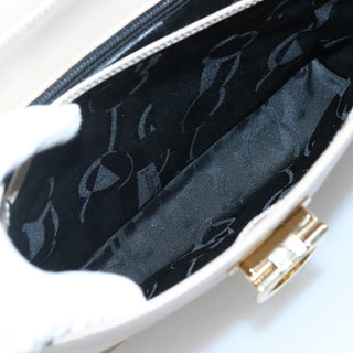 Salvatore Ferragamo Gancini Convertible Top Handle Bag Leather