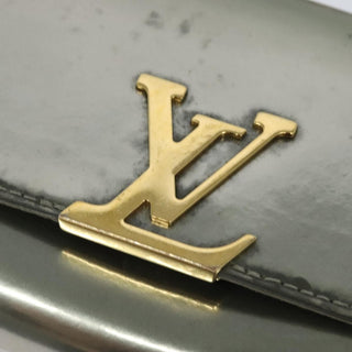 Louis Vuitton Chain Louise Clutch Patent