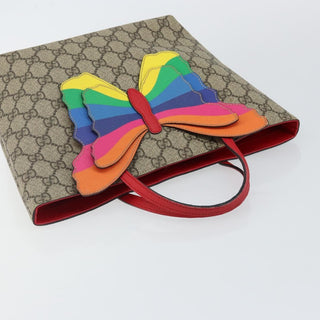 Gucci Children's tote with rainbow butterfly Canvas