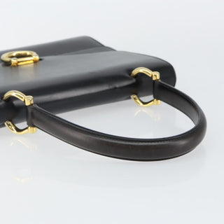Celine Vintage Top Handle Bag Glazed Leather