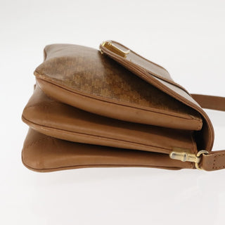 Celine Vintage Macadam Shoulder Bag Canvas and Leather