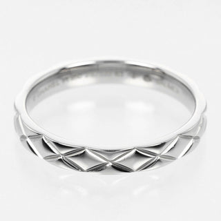 Chanel Matelasse Ring Platinum