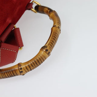 Gucci Bamboo Tassel Backpack Suede