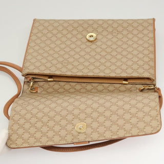 Celine Vintage Macadam Shoulder Bag Canvas