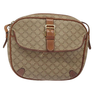 Celine Macadam Shoulder Bag PVC Leather