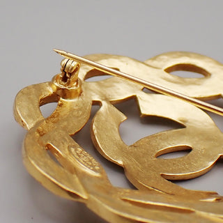 Chanel Vintage CC Logo Brooch Metal