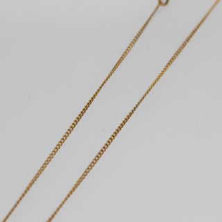 Christian Dior D logo Pendant Necklace Metal