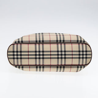 Burberry Nova Check Tote Canvas and Leather