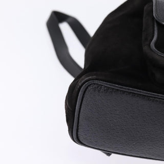 Gucci Vintage Bamboo Backpack Suede
