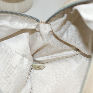 Chanel Chocolate Bar CC Bowler Bag Canvas