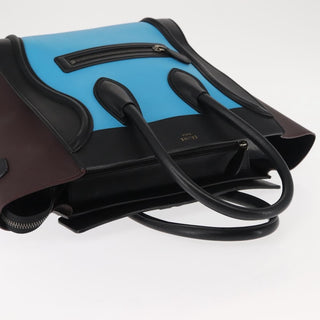 Celine Tricolor Luggage Bag Leather