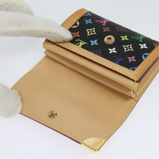 Louis Vuitton Porte-Monnaie Plat Coin Purse Monogram Multicolor