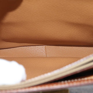 Celine Vintage Convertible Top Handle Bag Macadam Coated Canvas