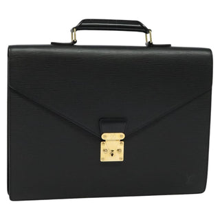 Louis Vuitton Serviette Ambassadeur Handbag Epi Leather