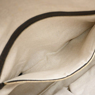 Gucci Horsebit Nail Boston Bag GG Canvas with Leather