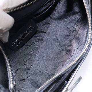 Salvatore Ferragamo Gancini Shoulder Bag Leather