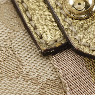 Gucci Belted Tote GG Coated Canvas