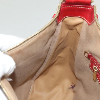 Celine Vintage Macadam Shoulder Bag Canvas and Leather