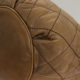 Chanel Vintage Wild Stitch Zip Shoulder Bag Quilted Lambskin