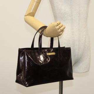 Louis Vuitton Wilshire Handbag Monogram Vernis