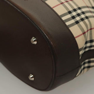 Burberry Nova Check Tote canvas check pattern