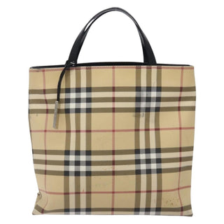 Burberry Nova Check Tote canvas check pattern