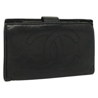 Chanel Vintage CC Bifold Wallet Leather