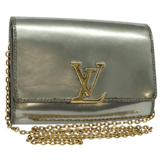 Louis Vuitton Chain Louise Clutch Patent