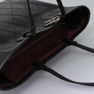 Chanel Fever Tote Quilted Caviar