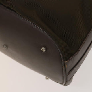 Gucci Vintage Bamboo Bucket Bag Nylon and Leather