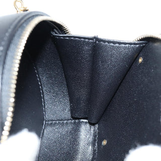 Chanel Round Camellia Coin Purse Leather