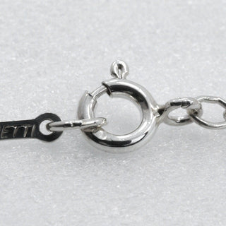 Tiffany & Co. Elsa Peretti Open Heart Pendant Necklace Sterling Silver