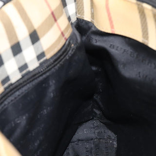 Burberry Nova Check Tote Canvas and Leather