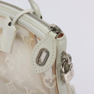Louis Vuitton Transparence Lockit Handbag Mesh and Leather