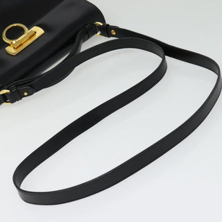 Salvatore Ferragamo Gancini Convertible Top Handle Bag Leather