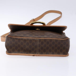 Celine Vintage Macadam Shoulder Bag Canvas