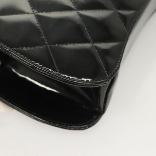 Chanel Vintage ID Bracelet Flap Bag Quilted Patent