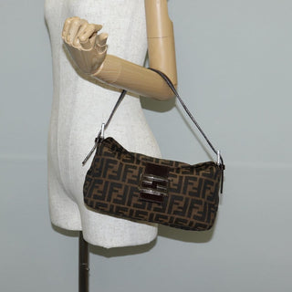 Fendi Mamma Baguette Zucca canvas
