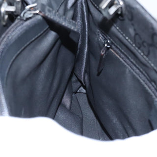 Gucci Vintage Bamboo Handle Tote GG Nylon