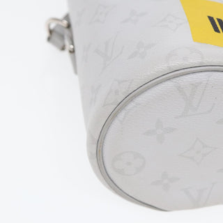 Louis Vuitton Chalk Nano Bag Limited Edition Logo Story Monogram Canvas