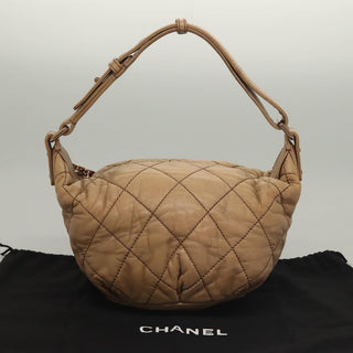 Chanel Vintage Wild Stitch Zip Shoulder Bag Quilted Lambskin