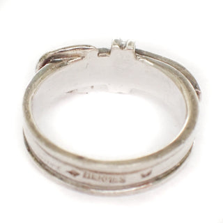 Hermes Belt Buckle Ring Silver 925
