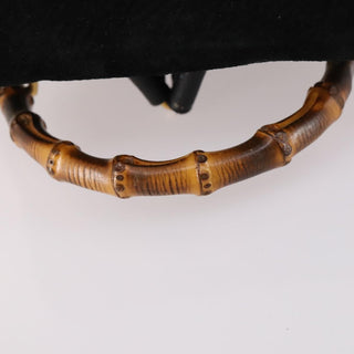 Gucci Vintage Bamboo Backpack Suede