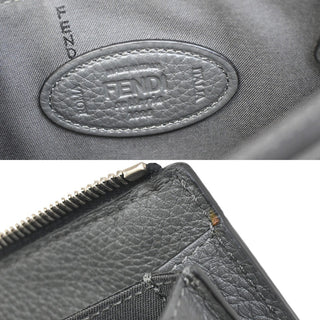 Fendi logo zip pouch FF Printed Leathear