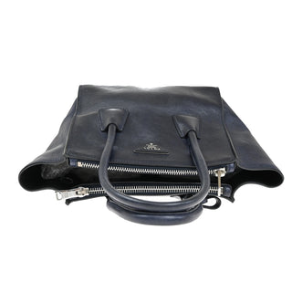 Prada Tassel Twin Pocket Tote City Calf