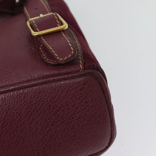 Gucci Vintage Bamboo Backpack Suede