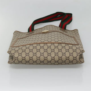 Gucci Vintage Web Strap Tote GG Coated Canvas