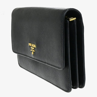 Prada Wallet on Strap Saffiano Leather