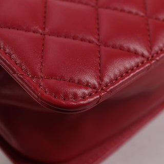 Chanel Once Upon a Time Chain CC Accordion Tote Quilted Calfskin