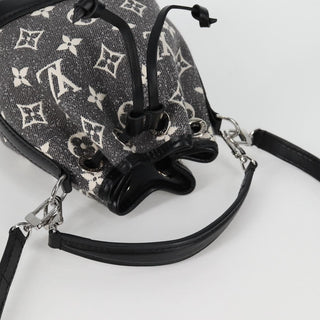 Louis Vuitton Noe NM Handbag Monogram Jacquard Denim